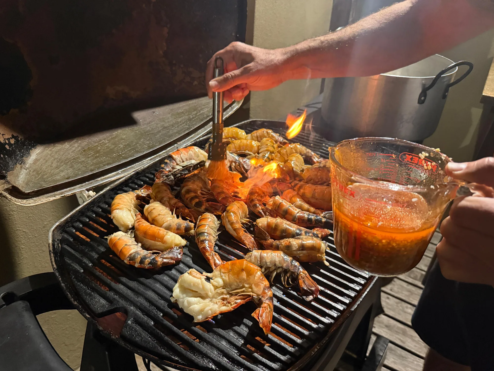 Seafood on the braai